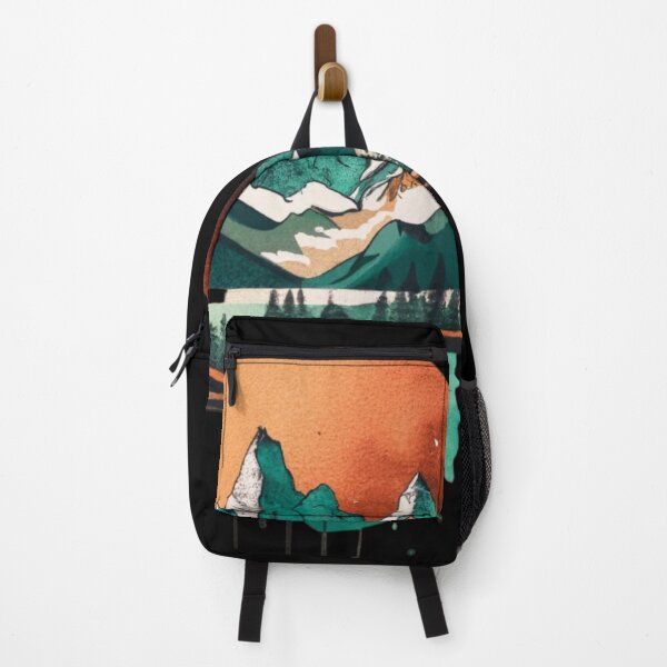 Item preview, Lake Reflection: Abstract Mountain Range designed and sold by WilsonMiller-.