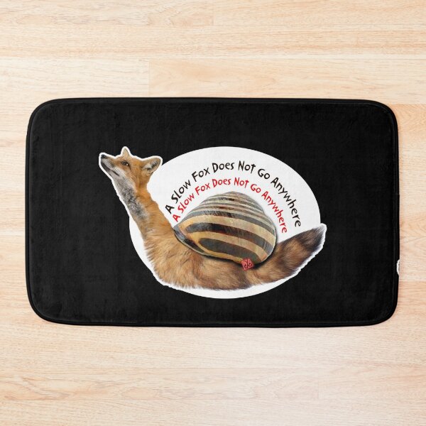 Item preview,  A Slow Fox Does Not Go Anywhere (By ACCI) The Snail Fox designed and sold by VanyssaGraphics.