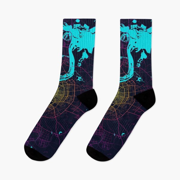 Item preview, Harbin City Map of China - Neon designed and sold by deMAP.