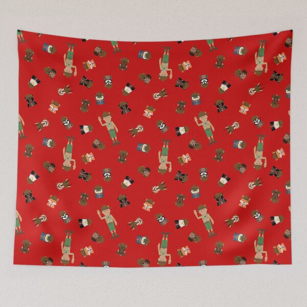 Item preview, Wood Badge Patrol Critters - Baden-Powell Pattern - Red designed and sold by Tyson Carter.