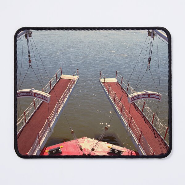 Item preview, Walk The Gang Plank On The American Queen Vertical designed and sold by LisaWootenPhoto.