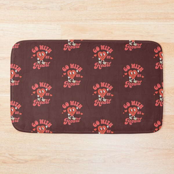 Item preview, Retro cartoon walking heart 'Go with my heart' designed and sold by VieBelieve.