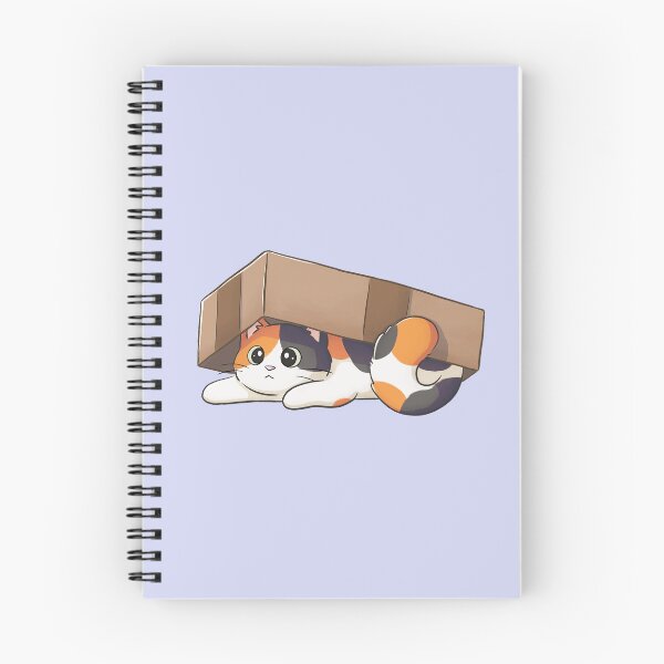 Artikelvorschau, Calico-Katze unter Box entworfen und verkauft von Meowrye.