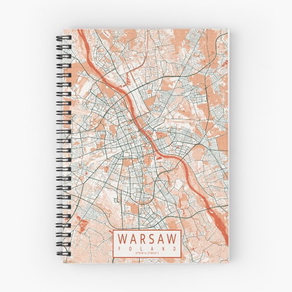 Item preview, Mapa de la ciudad de Varsovia de Polonia - Bohemio designed and sold by deMAP.
