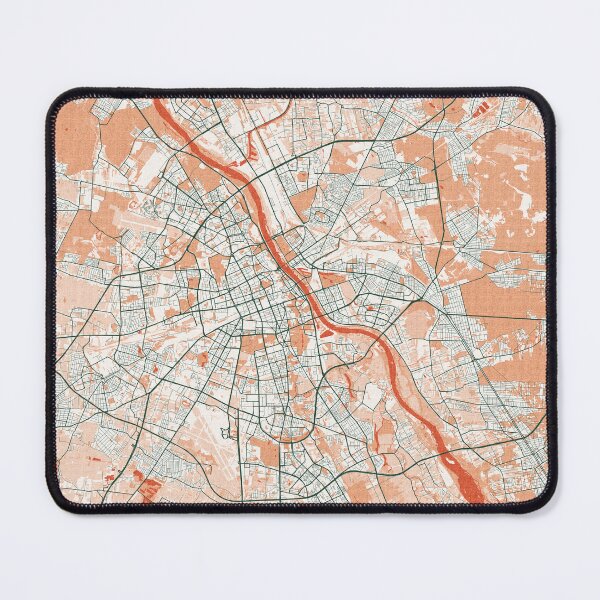 Item preview, Warsaw City Map of Poland - Bohemian designed and sold by deMAP.