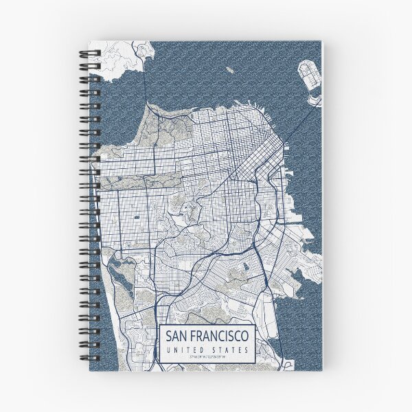 Item preview, San Francisco City Map of the USA - Coastal designed and sold by deMAP.