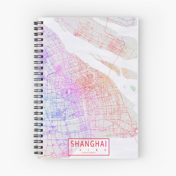 Item preview, Shanghai City Map of China - Colorful designed and sold by deMAP.