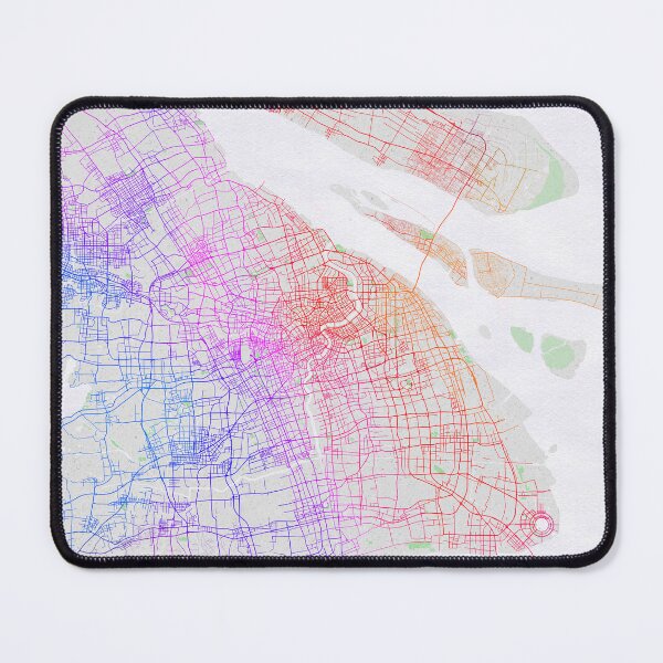 Item preview, Shanghai City Map of China - Colorful designed and sold by deMAP.