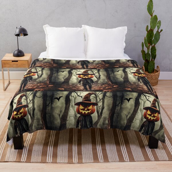 Item preview, Pumpkin Man in an apocalyptic forest designed and sold by Tistmarket.