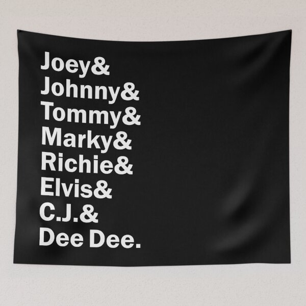 Item preview, Funny Names x The Ramones (Full Line Up) designed and sold by 3dmuckychris.