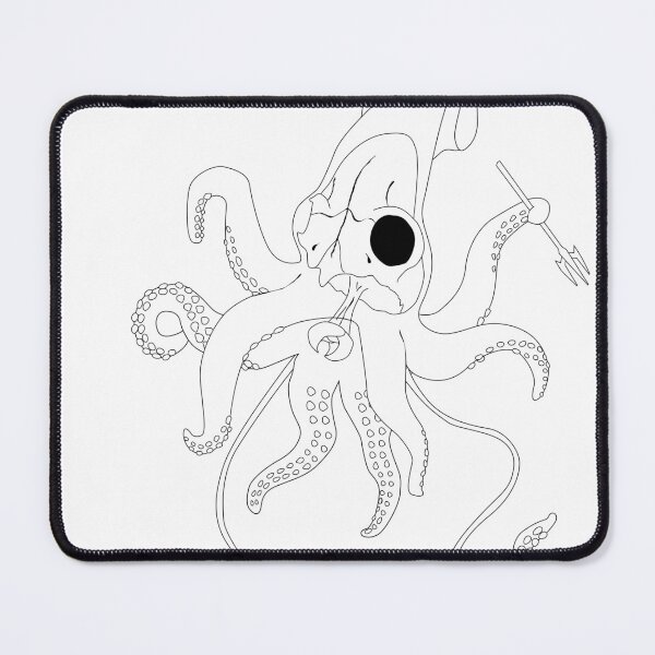 Item preview, Lil'Skelly Kraken B/W designed and sold by Bhurdart.
