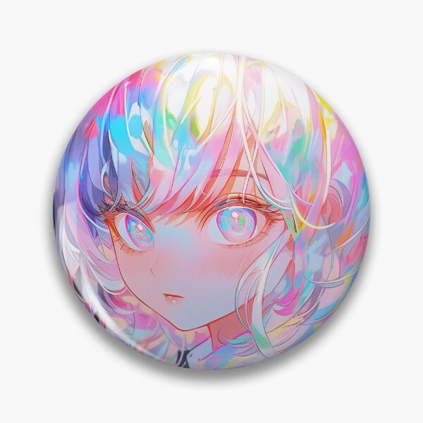 Item preview, Beautiful Bright Glowing Halo Anime Girl designed and sold by bubblegoth.