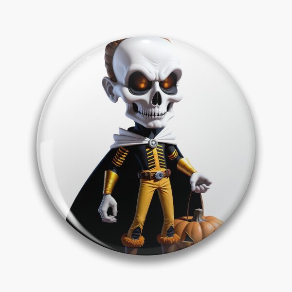 Item preview, Halloween Cartoon Skeleton with pumpkin designed and sold by cArtToonShop.