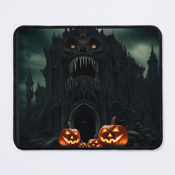 Item preview, Halloween surrealism scary castle designed and sold by JaroDesign2023.