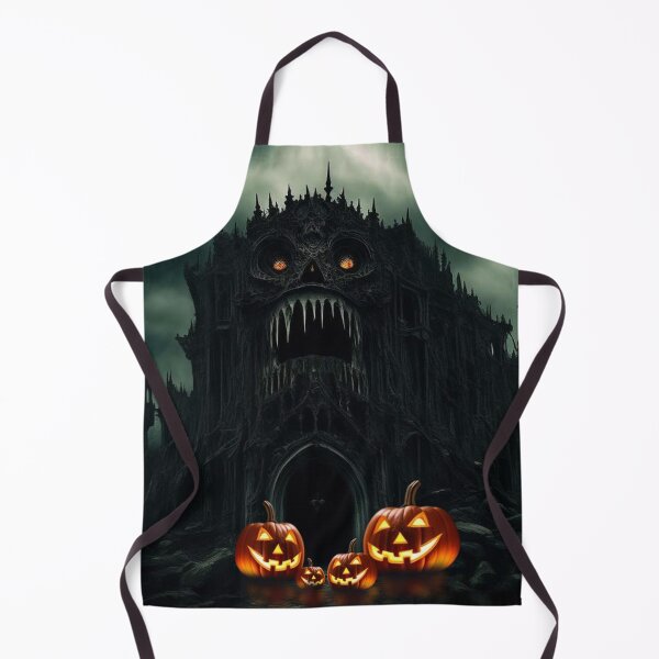 Item preview, Halloween surrealism scary castle designed and sold by JaroDesign2023.