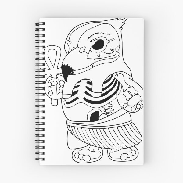 Item preview, Lil'Skelly Horus B/W designed and sold by Bhurdart.