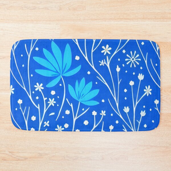 Item preview, Winter flowers / Blue  designed and sold by UllaSformat.
