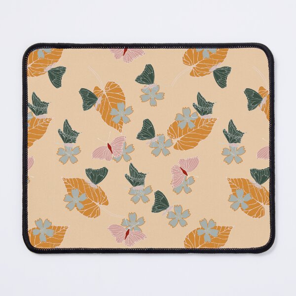 Item preview, Pretty orange green peach butterfly garden! designed and sold by SerahO.