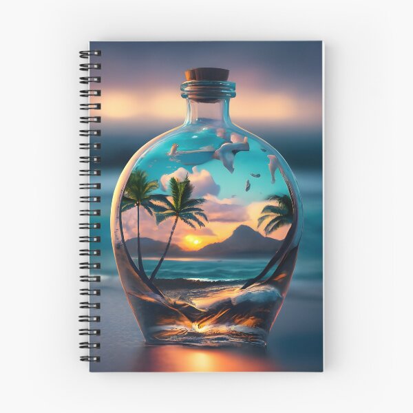 Item preview, beach inside a bottle designed and sold by InnovaDigital.