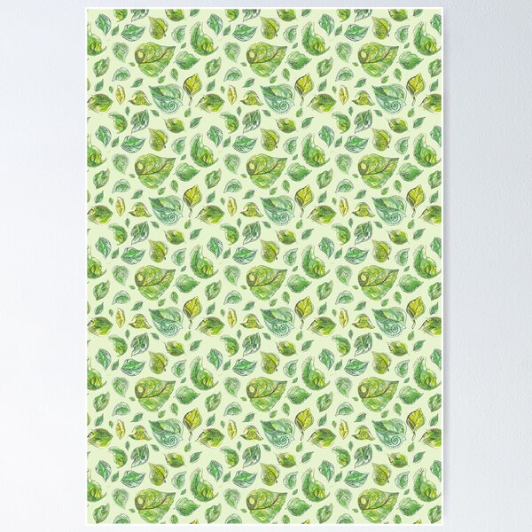 Item preview, watercolor leaves designed and sold by Anastasiia Tomilova.