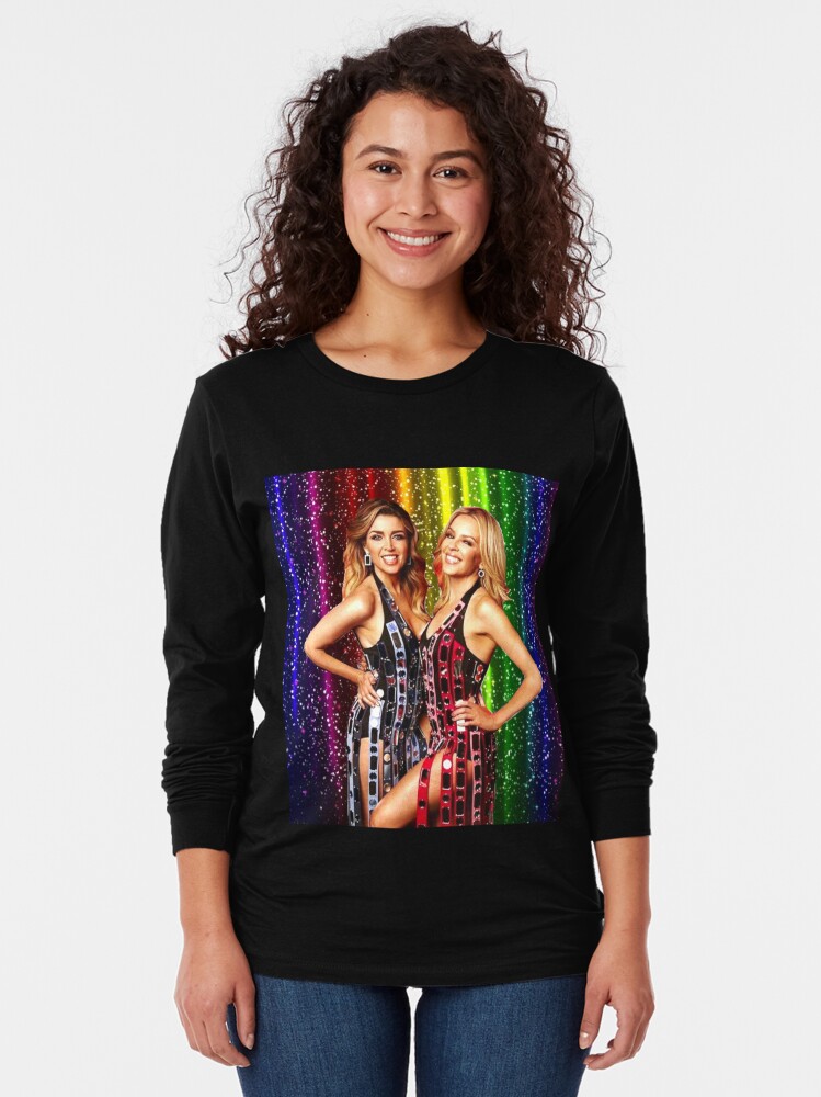 Discover Kylie Minogue & Dannii Minogue - 100 Degrees Summer Of Pride  Long Sleeve T-Shirt