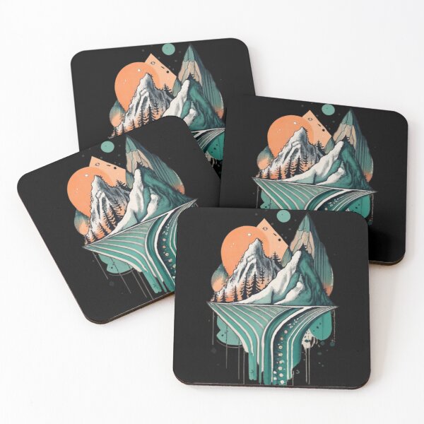 Item preview, Nature Reinvented: Mountains & Watercolor designed and sold by WilsonMiller-.