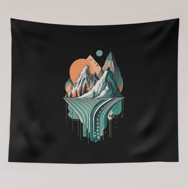Item preview, Nature Reinvented: Mountains & Watercolor designed and sold by WilsonMiller-.