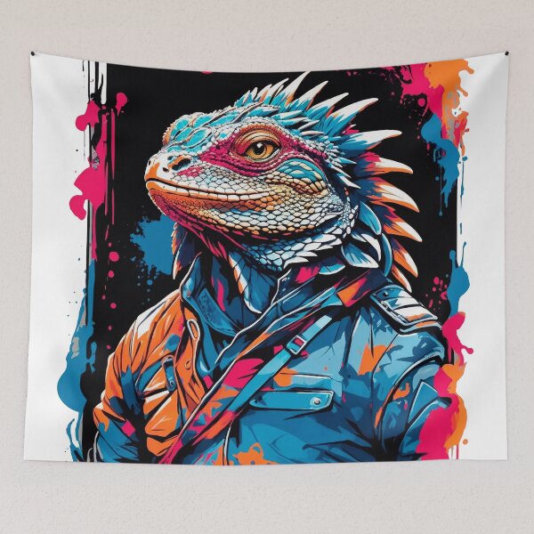 Item preview, Endangered Animals, Blue Iguana: Javier designed and sold by KnoClothingCo.