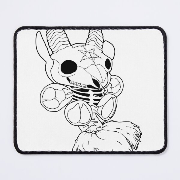 Item preview, Lil'Skelly Baphomet B/W designed and sold by Bhurdart.