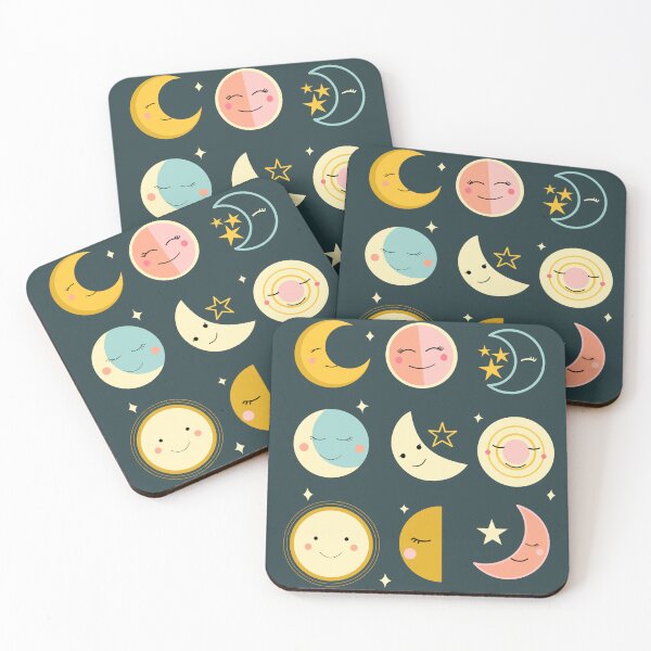 Item preview, Happy Moons designed and sold by ToEllaBloom.