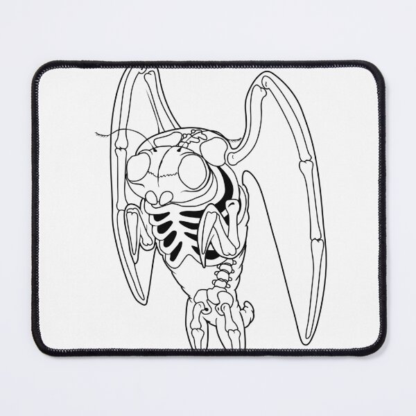 Item preview, Lil'Skelly Mothman B/W designed and sold by Bhurdart.
