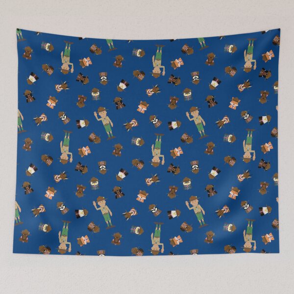 Item preview, Wood Badge Patrol Critters - Baden-Powell Pattern - Blue designed and sold by Tyson Carter.