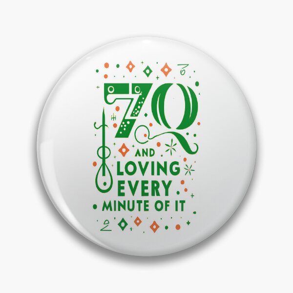 Item preview, Funny 70th Birthday Quote designed and sold by DashBliss.