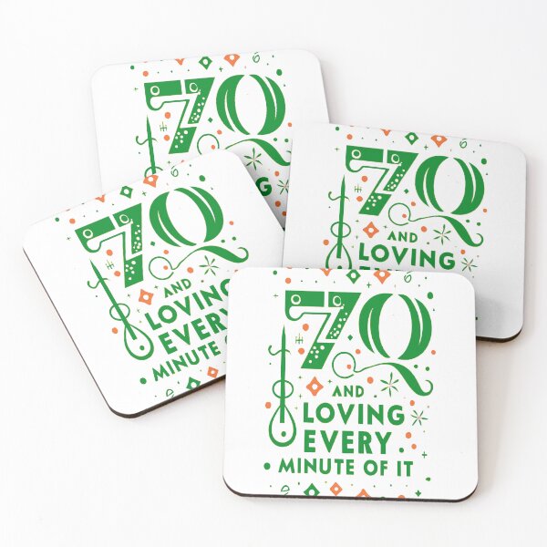 Item preview, Funny 70th Birthday Quote designed and sold by DashBliss.