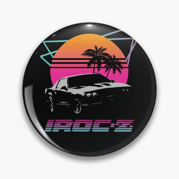 Item preview, 1980&39;s Retro Wave Chevy Camaro IROC-Z Black Premium T-Shirt designed and sold by HenrietteBuhle.