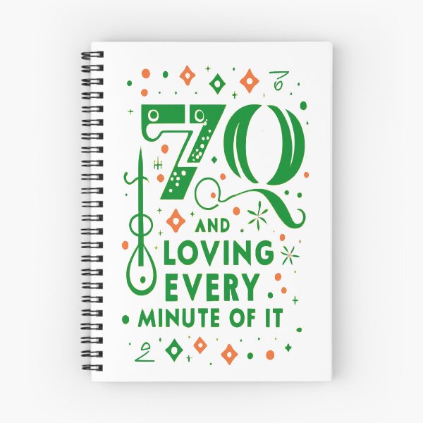 Item preview, Funny 70th Birthday Quote designed and sold by DashBliss.