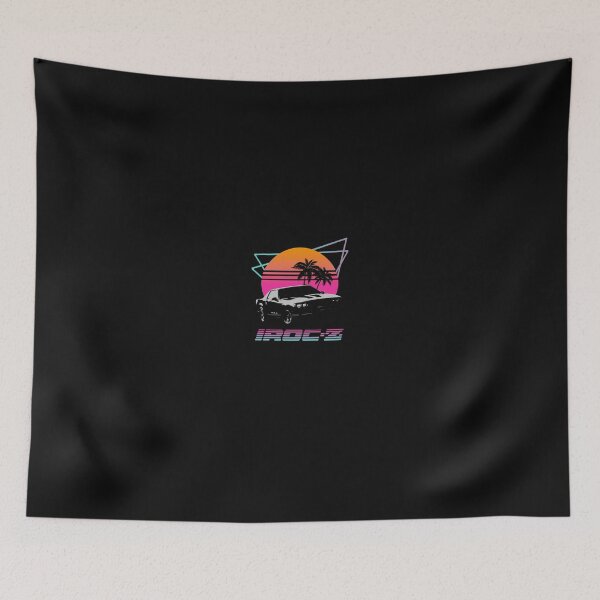 Item preview, 1980&39;s Retro Wave Chevy Camaro IROC-Z Black Premium T-Shirt designed and sold by HenrietteBuhle.