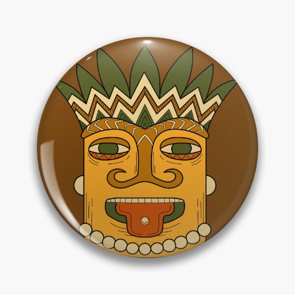 Artikelvorschau, Polynesisches Tiki CHILLING entworfen und verkauft von Anastasiia Tomilova.