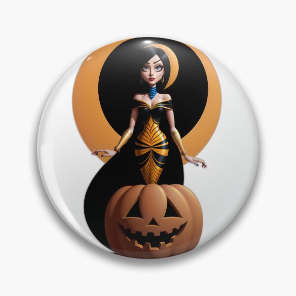 Item preview, Halloween Cartoon Egypt Queen with pumpkin designed and sold by cArtToonShop.