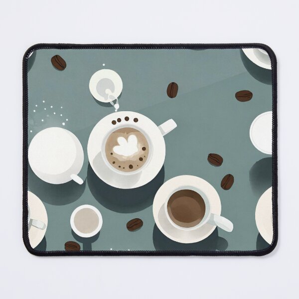 Item preview, Morning coffee lover pattern designed and sold by Boru-Atisuto.