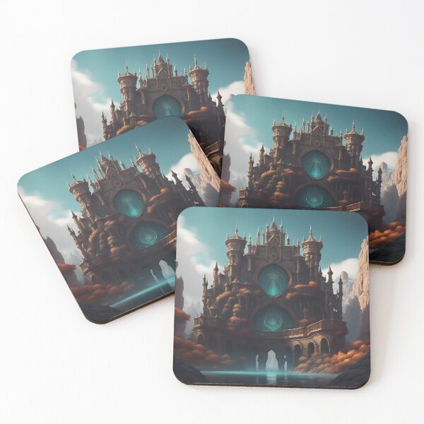 Item preview, A magical wizarding elf castle designed and sold by Artzspace.