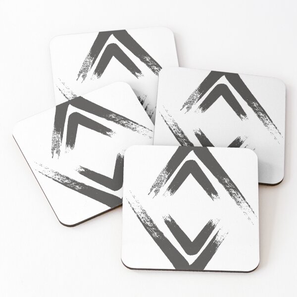 Item preview, hand drawing diamond shape and triangle fabric pattern designed and sold by ironpalette.