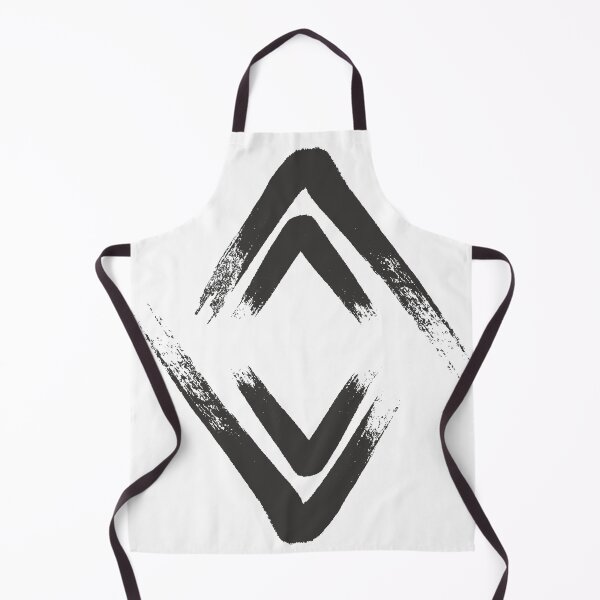 Item preview, hand drawing diamond shape and triangle fabric pattern designed and sold by ironpalette.