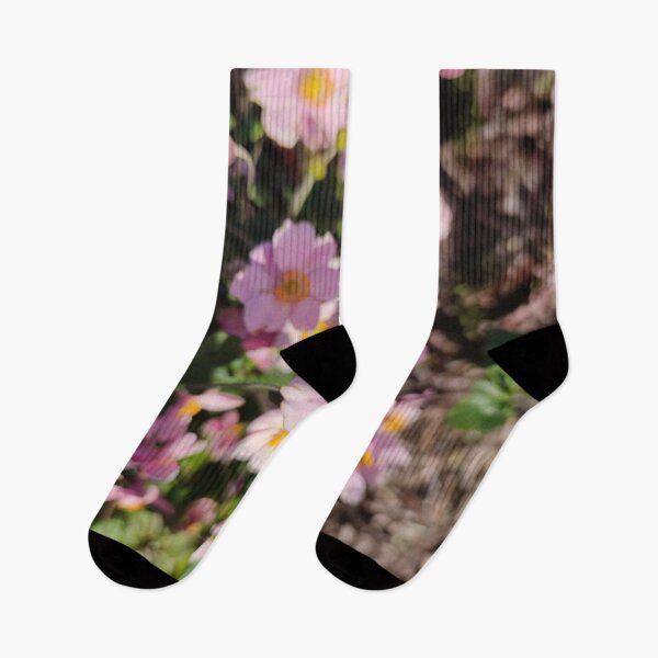 Item preview, Late pink blooms in fall - Japanese anemone designed and sold by tshuki.