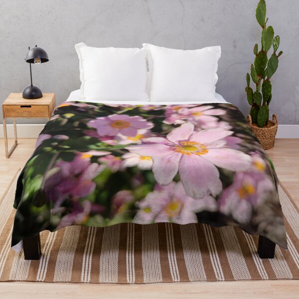 Item preview, Late pink blooms in fall - Japanese anemone designed and sold by tshuki.