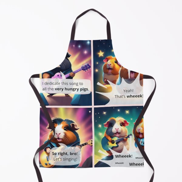 Item preview, Cute guinea pigs rock music stars comics designed and sold by zanifun.