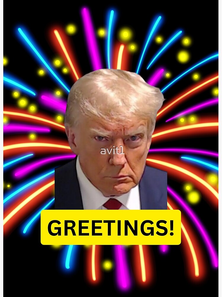 Donald Trump Christmas Greeting Card and Gifts, Willow Days Poster for  Sale by Willow Days