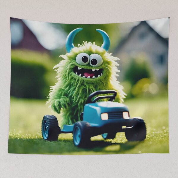 Item preview, Monsterville Monsters: Lawnmower designed and sold by MonstersByBecky.