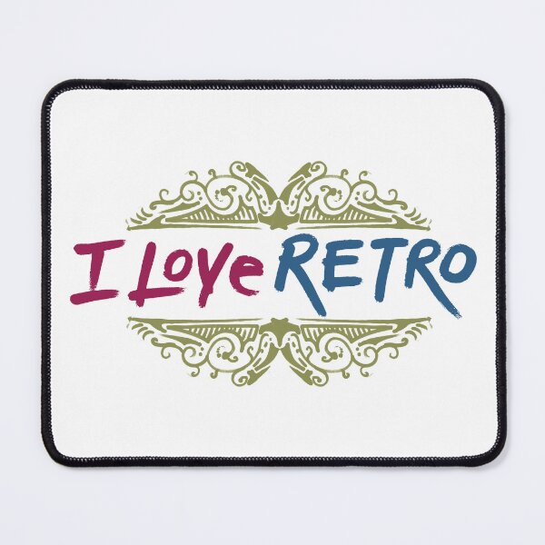 Item preview, hand made i love retro themed design designed and sold by ironpalette.