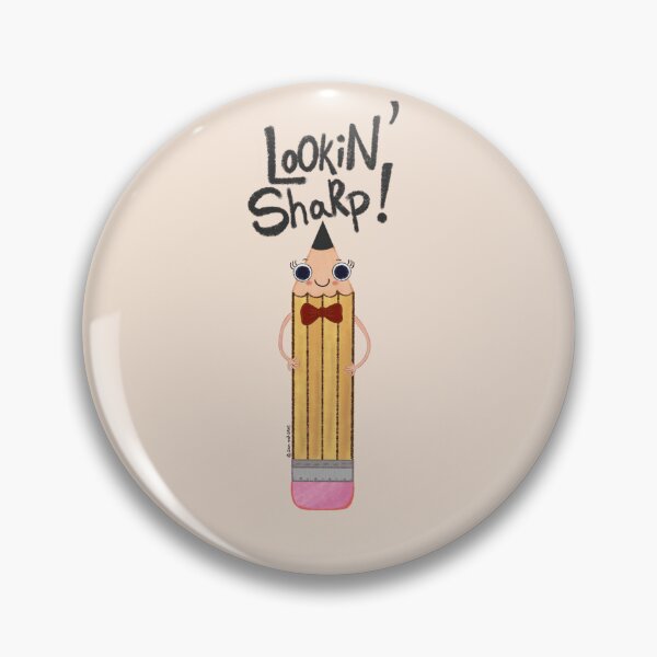 Item preview, Lookin sharp pencil pun designed and sold by MadebySan.